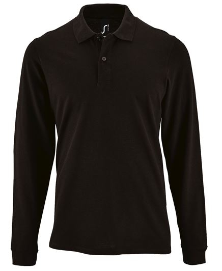 POLO ALG.180g NEGRO M/L T-3XL (02087)