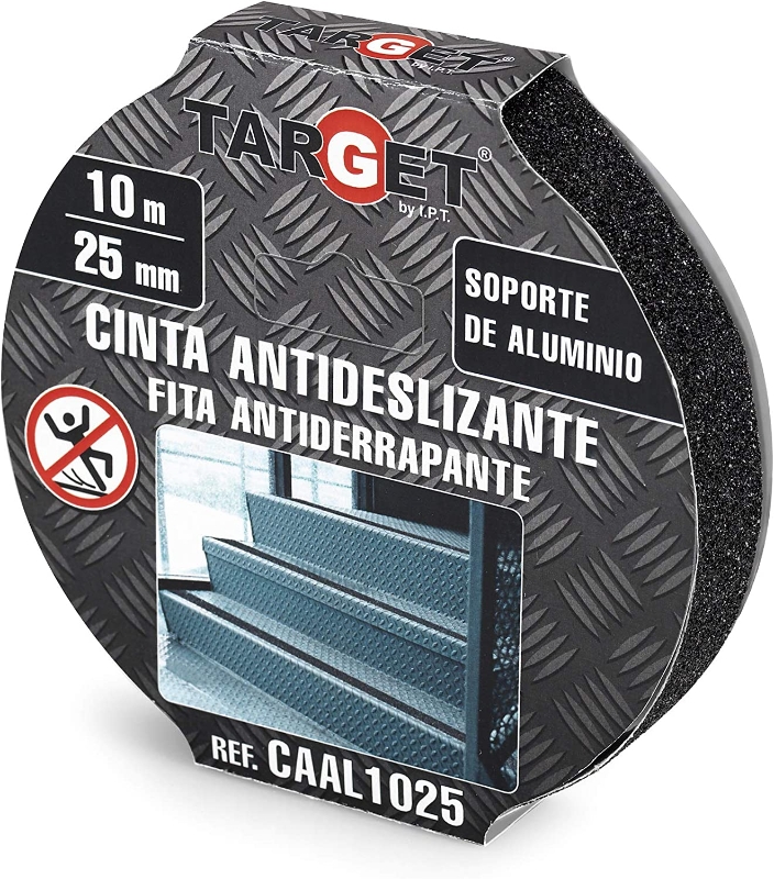 CINTA ANTIDESLIZANTE ADH. 25mm X 10mt AL