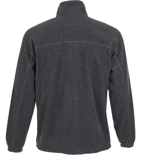 FORRO POLAR CREMALLERA GRIS MEZCLA 350 T