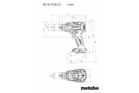 TALADRO ATORN PERC. SB 18 LTX BL Q I S/B