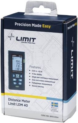 MEDIDOR DE DISTANICAS 40mt LIMIT LDM 40