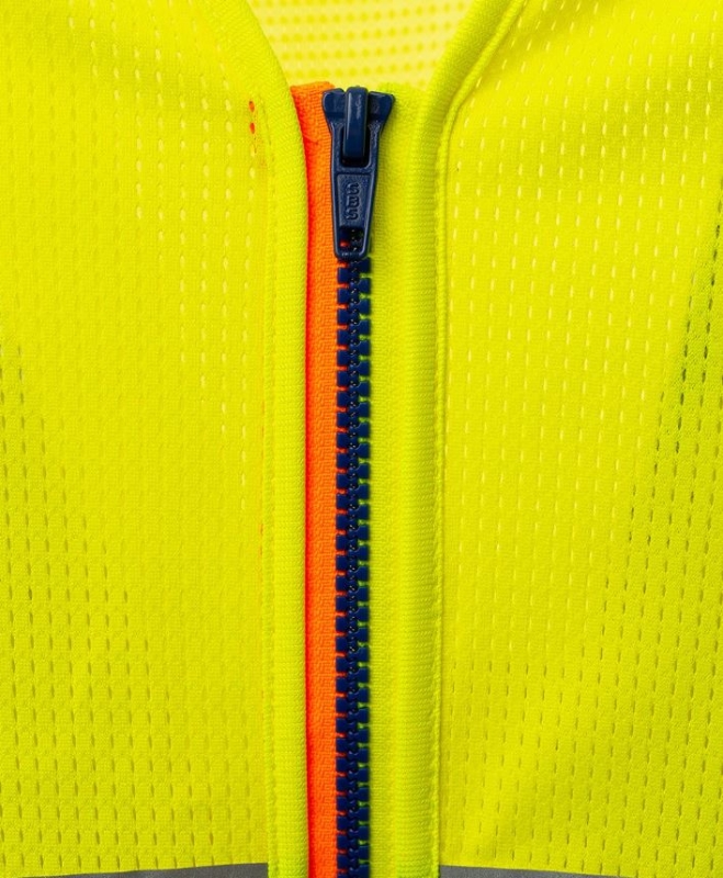 CHALECO AV AMARILLO REFL. REJILLA T-L(AC