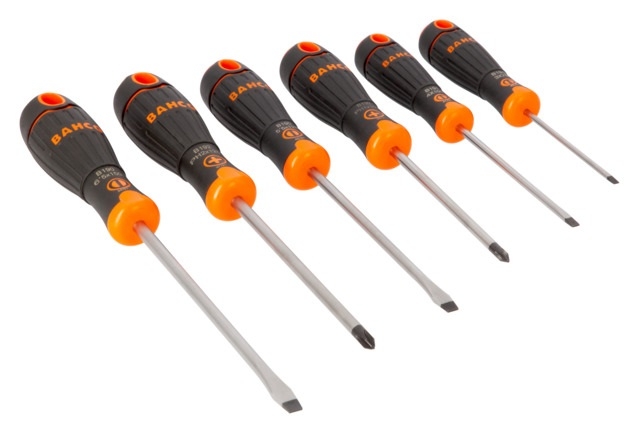 JUEGO DESTORNILLADORES BAHCOFIT 6 PIEZAS