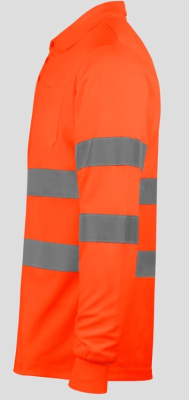 POLO 55%ALG 45%POL AV NARANJA M/L T-3XL 