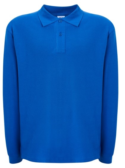 POLO ALG. 200g AZUL ROYAL M/L T-XS (PORA