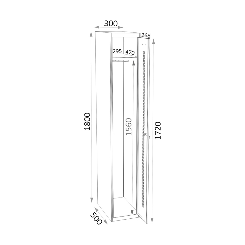 HECO 16411 TAQUILLA METALICA GRIS RAL 70