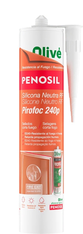 CARTUCHO SILICONA NEUTRA RF PIROFOC 240P