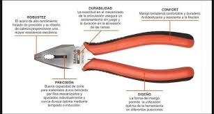 ALICATE UNIVERSAL MANGO BI-COMPONENTE 18