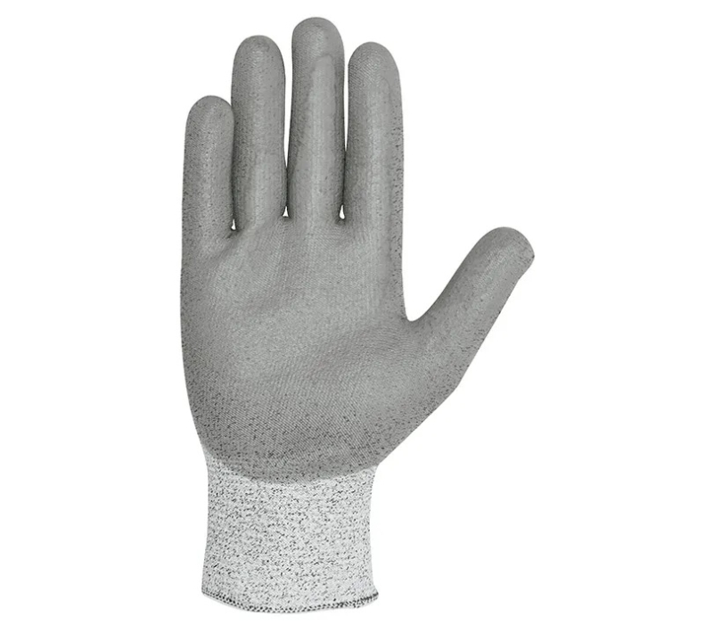 GUANTE ANTICORTE DYNEEMA PU GRIS 4X42C T