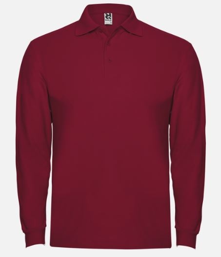 POLO ALG. GRANATE M/L T-M (6635 ESTRELLA