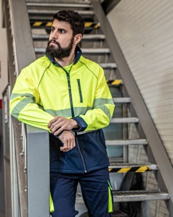 CHAQUETA SOFTSHELL AV AMAR/MARINO T-XS (