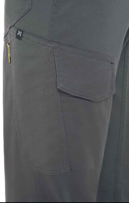 PANTALON 64%POL 34%ALG 2%ELAS GRIS T-36/