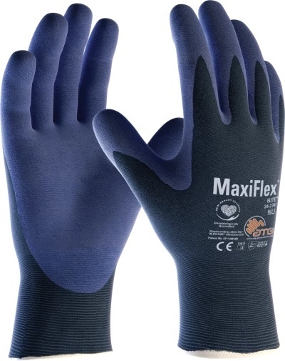 GUANTE NYLON NITRILO 4121A T-6 (MAXIFLEX