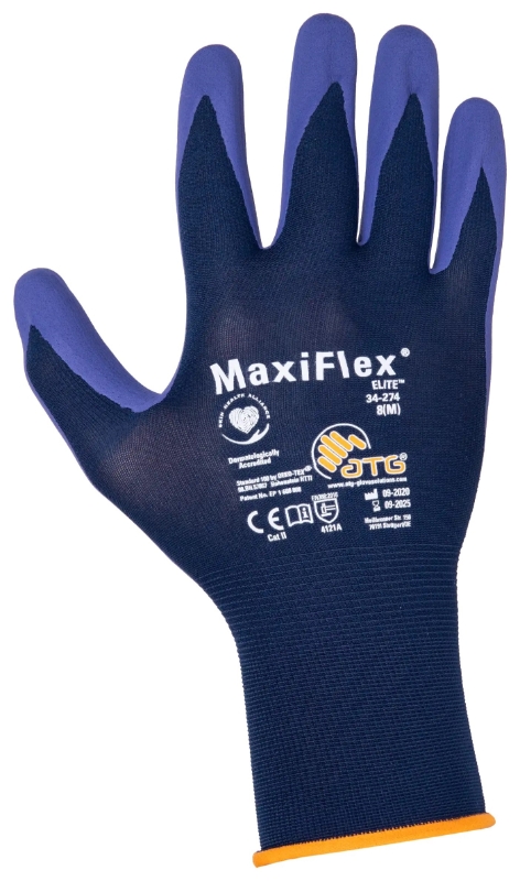 GUANTE NYLON NITRILO 4121A T-6 (MAXIFLEX