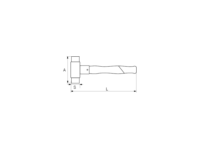 MARTILLO NYLON ANTIRREBOTE, 35mm (529611