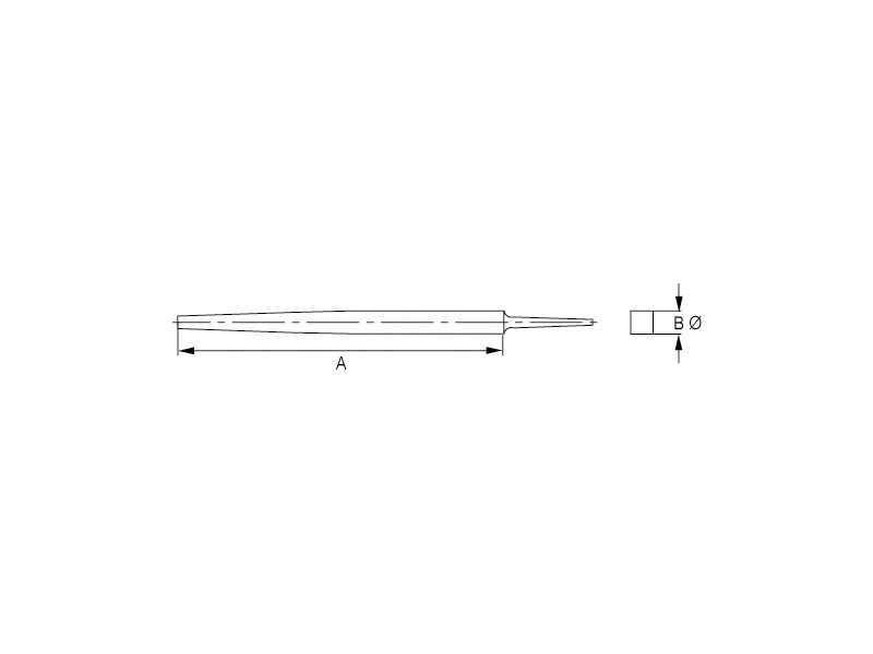 LIMA CUADRADA ENTREFINA 6" CON MANGO (53
