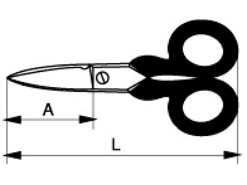 TIJERA ELECTRICISTA 42,5x130mm  5"   (66