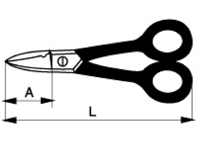 TIJERA ELECTRICISTA 38x152mm (661061)