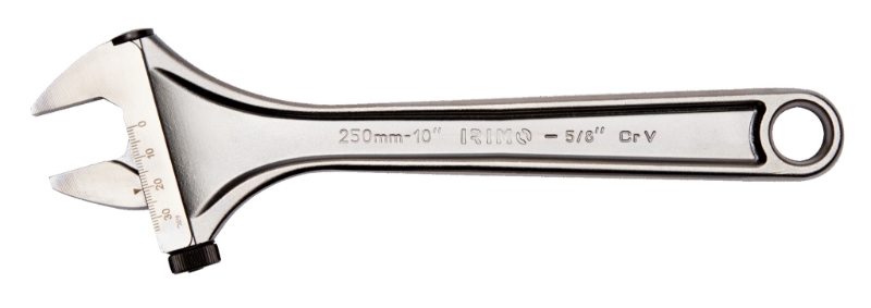 LLAVE AJUSTABLE MOLETA LATERAL 16" CROMA