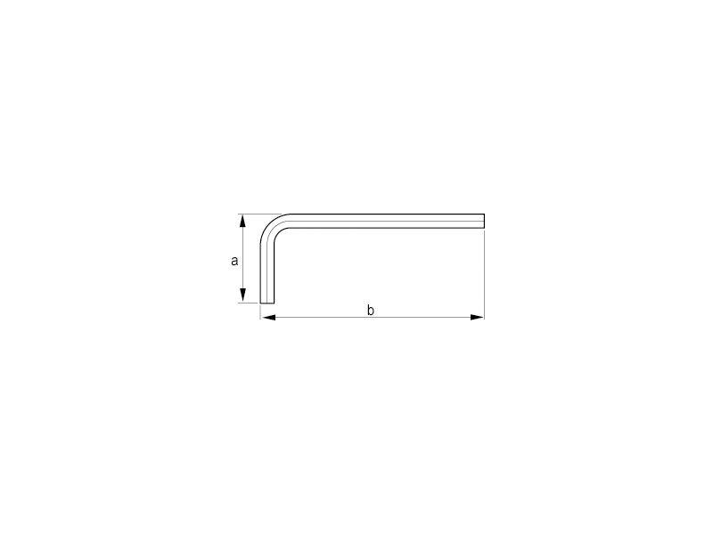 LLAVE HEXAGONAL PAVONADA 19mm-3/4" (4519