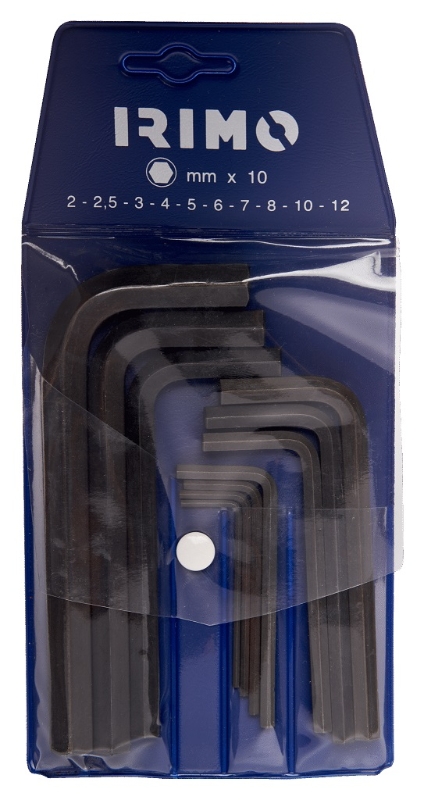 JUEGO 10 LLAVES HEXAGONALES PAVONADAS 2-