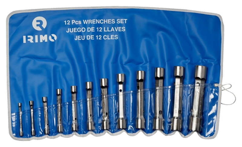 JUEGO 12 LLAVES TUBO DOS BOCAS 6-32mm (5