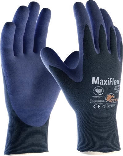 GUANTE FINO NITRILO AZUL OSCURO 4121A (M