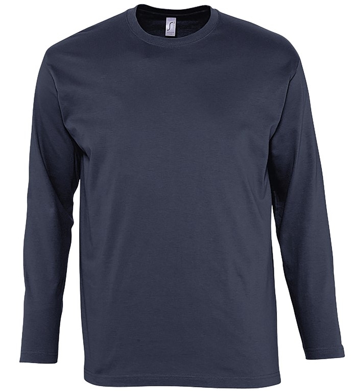CAMISETA MANGA LARGA ALGODÓN MARINO (SOL