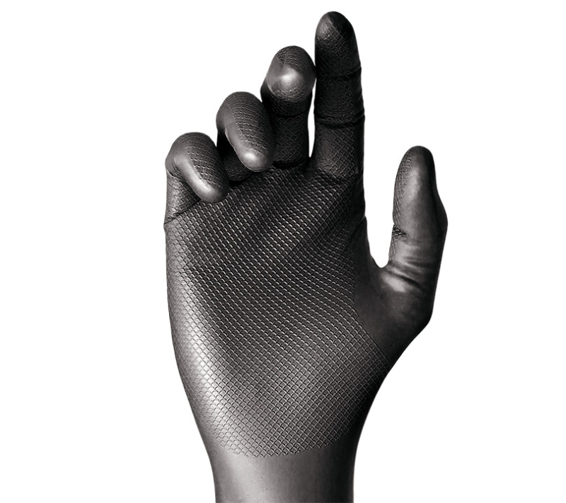 CAJA 50u.GUANTE DESECHABLE NITRILO NEGRO