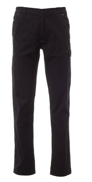   PANTALON ALGODON NEGRO MULTIB ELASTANO