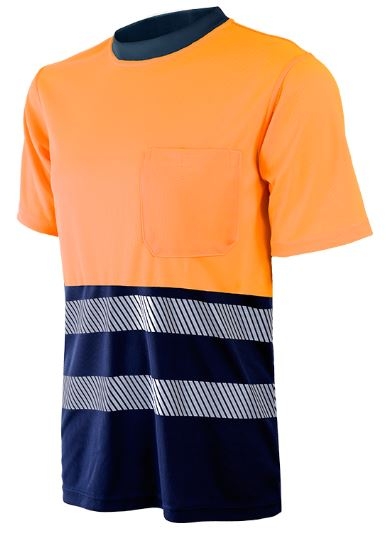             CAMISETA M/CORTA AV NARANJA/