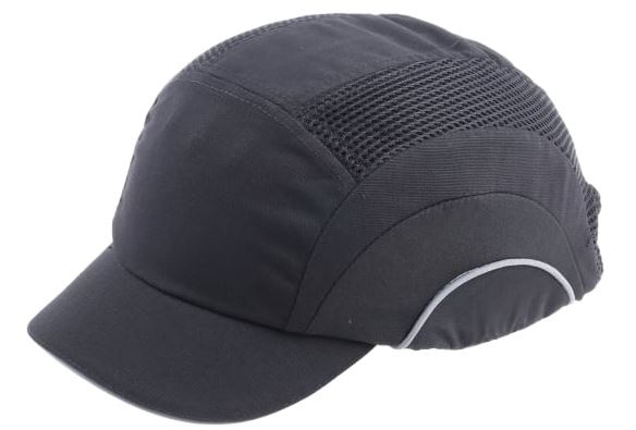 GORRA ANTIGOLPES EN812 NEGRA VISERA 5 CM