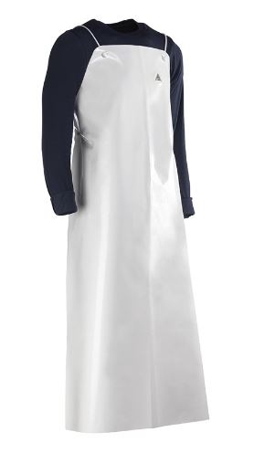 DELANTAL QUIMICO PVC BLANCO 105x70 CM (C