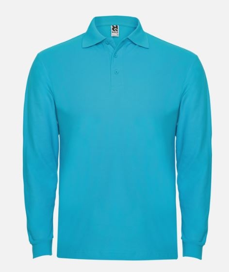 POLO ALG. TURQUESA M/L T-S (6635-12 ESTR