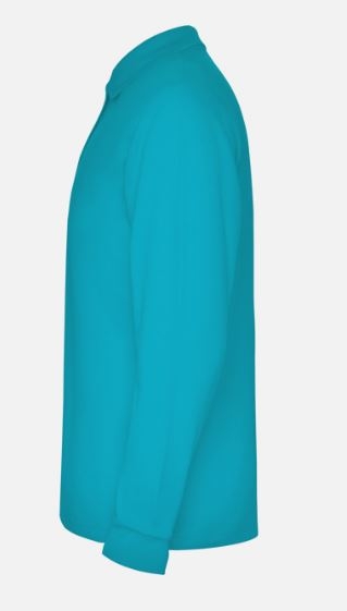 POLO ALG. TURQUESA M/L T-M (6635-12 ESTR