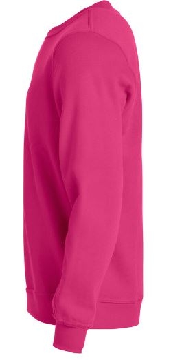 SUDADERA BASICA C/RED.CEREZA CHICLE T-XS