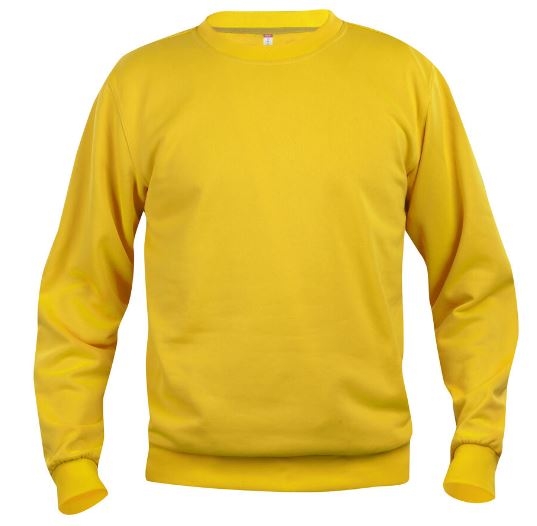 SUDADERA BASICA C/RED.AMAR. LIMON T-XL (