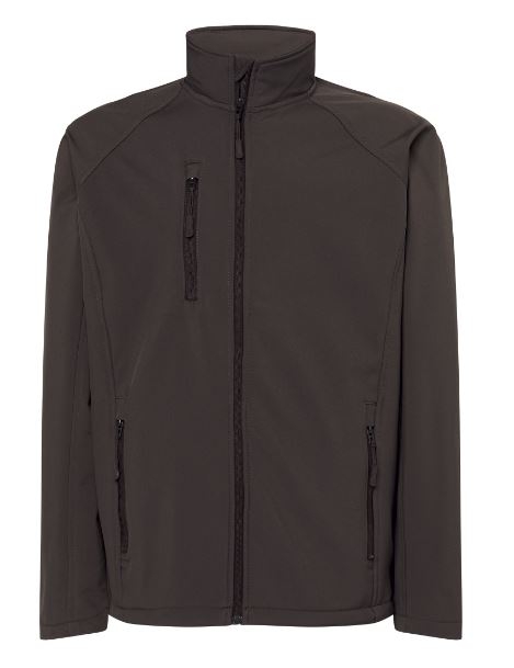 CHAQUETA SOFTSHELL GRIS GRAFITO T-4XL (S