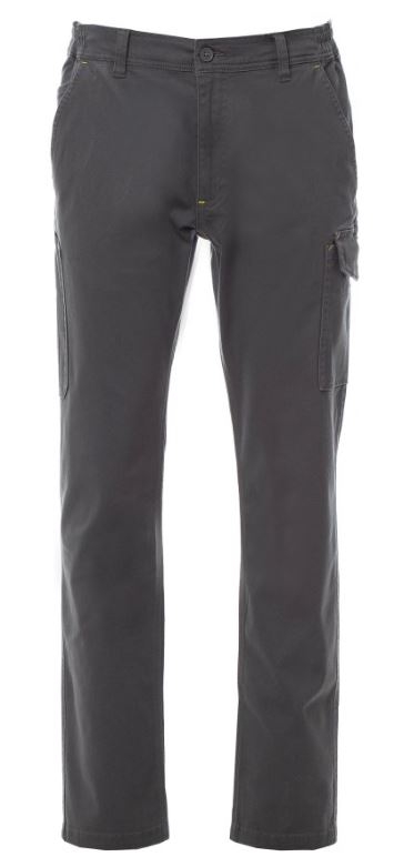 PANTALON ALGODON POWER STRETCH GRIS T-L 