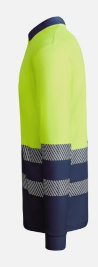 POLO 55%ALG 45%POL AV AMA/MARINO M/L T-L