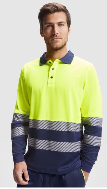 POLO 55%ALG 45%POL AV AMA/MARINO M/L T-L