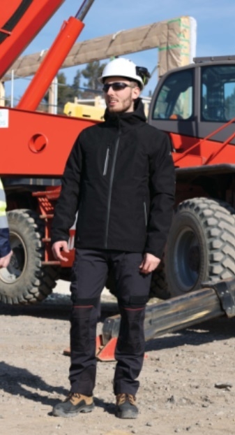 PARKA 3 EN 1 IMPERMEABLE NEGRA T-3XL (EO