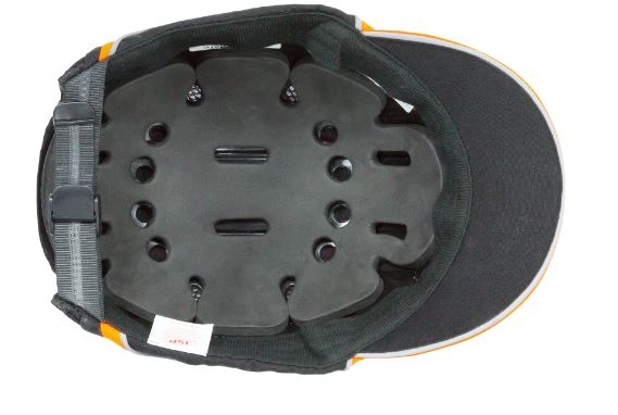 GORRA ANTIGOLPES EN812 NEGRA GRIS VISERA