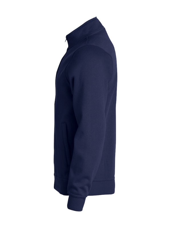 SUDADERA 65%POL 35%ALG. CREMALLERA MARIN