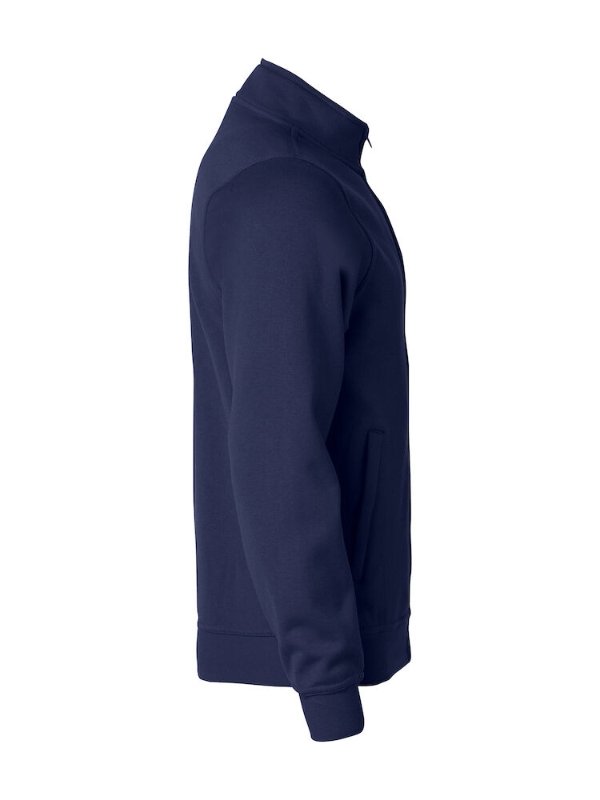 SUDADERA 65%POL 35%ALG. CREMALLERA MARIN