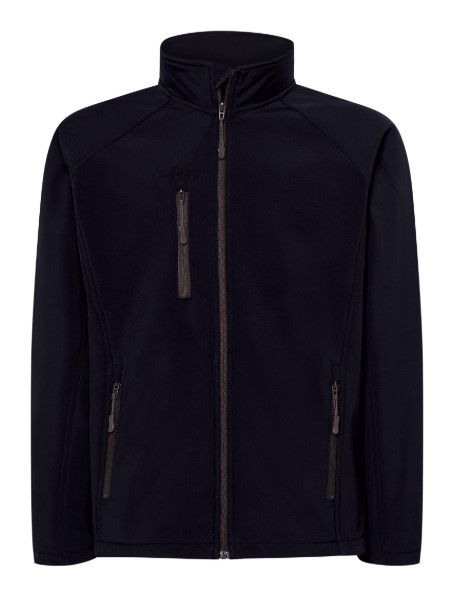 CHAQUETA SOFTSHELL NEGRO T-4XL (SOFTJACK