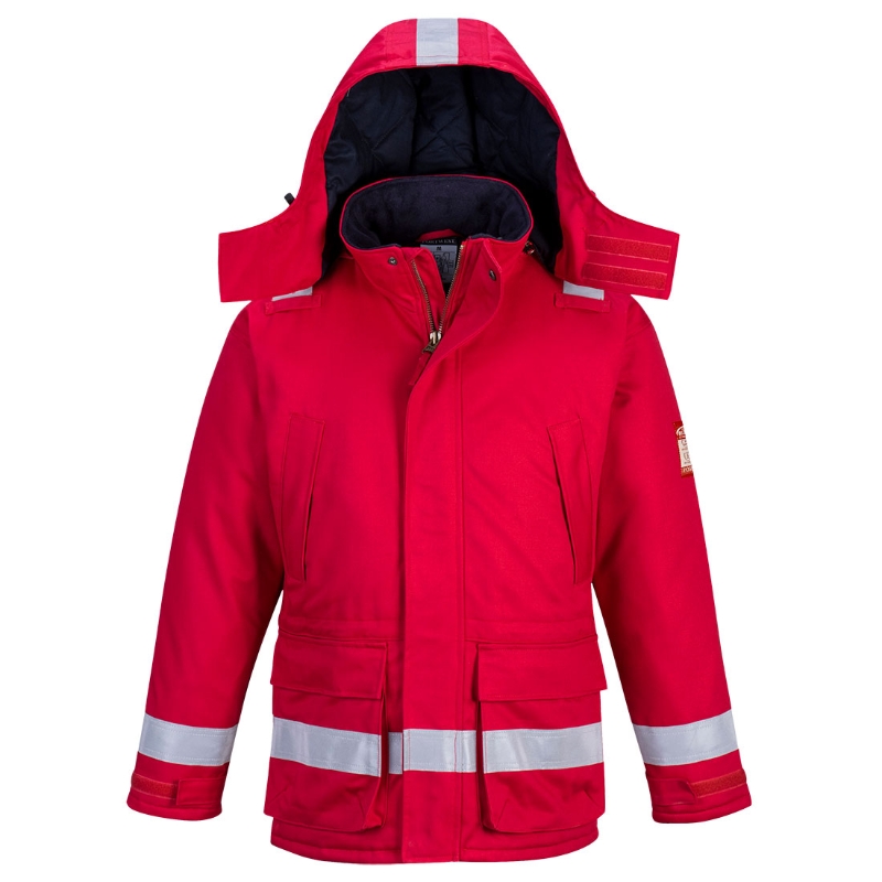 CHAQUETA IGNIFUGA + ANTIESTATICA ROJA T-