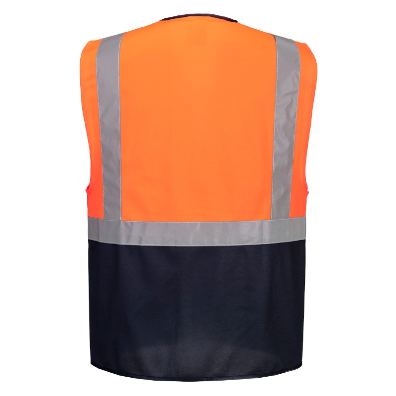 CHALECO AV NARANJA/MARINO CREMALLERA T-X