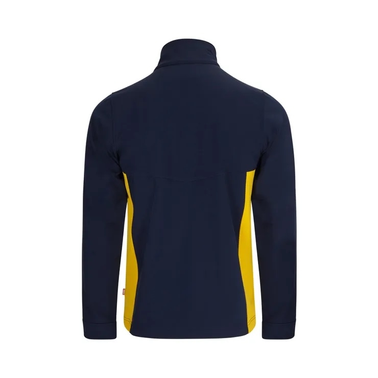 CHAQUETA SOFTSHELL MARINO/AMARILLO T-M (