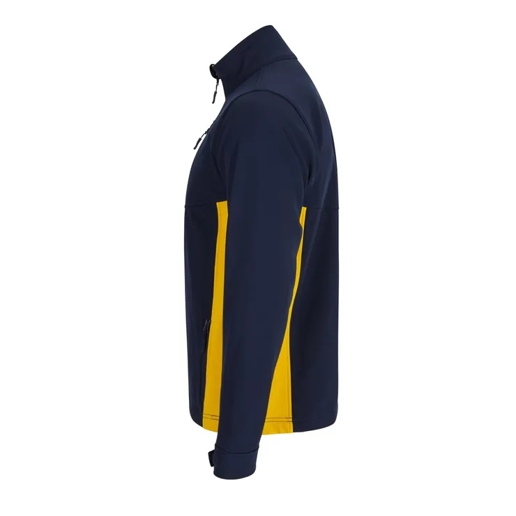 CHAQUETA SOFTSHELL MARINO/AMARILLO T-M (
